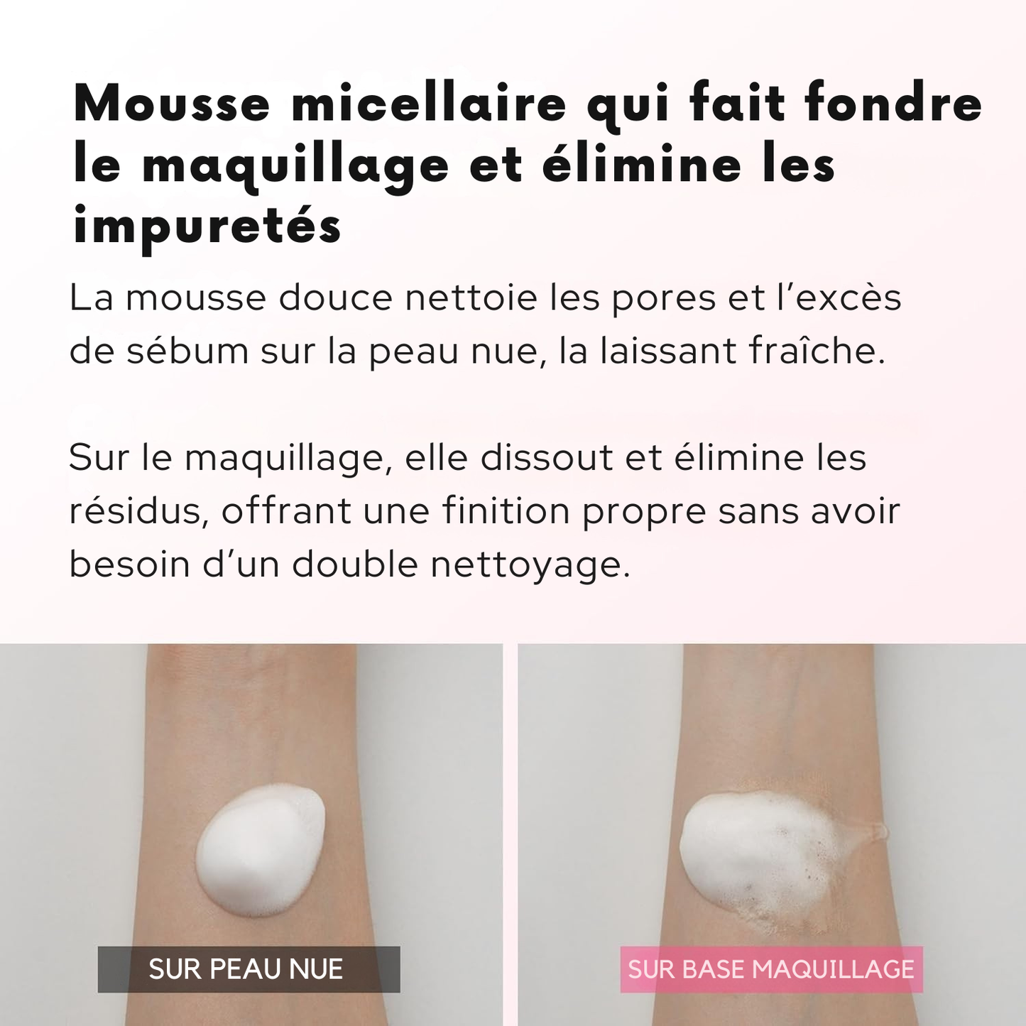 Melting Cleanser – Démaquillant hypoallergénique à bulles actives