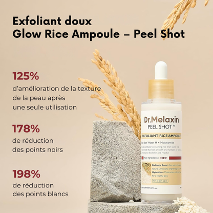 Dr. Melaxin – Peel Shot Glow au Riz Blanc