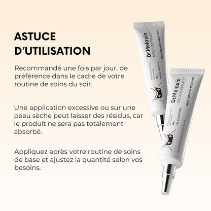 Dr. Melaxin – Crème Raffermissante Cou & Décolleté, Lifting & Soin Anti-Âge