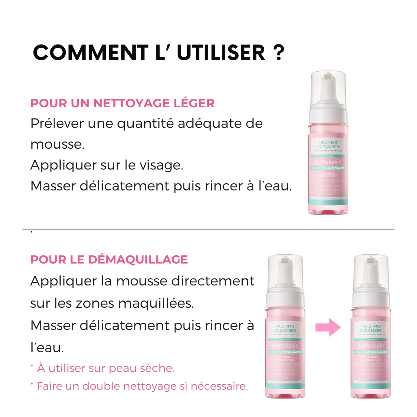 Melting Cleanser – Démaquillant hypoallergénique à bulles actives